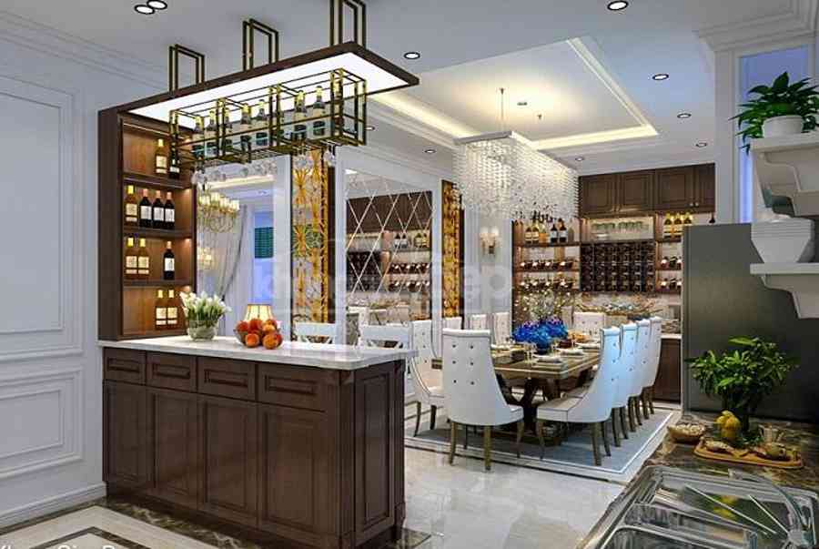Tùy thuộc vào vị trí lắp đặt để chọn kích thước tủ rượu phù hợp