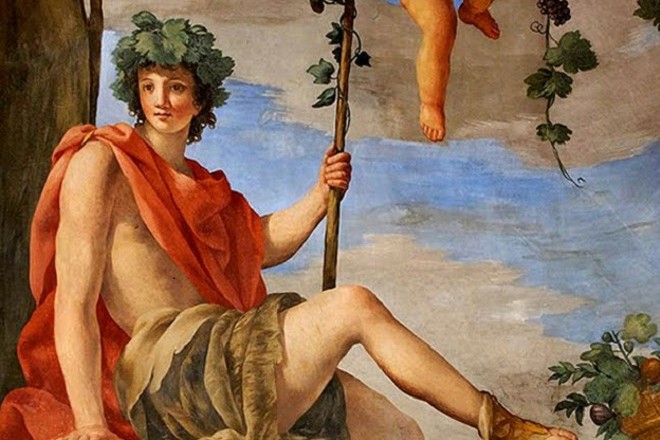Thần rượu nho Dionysus ở Hy Lạp