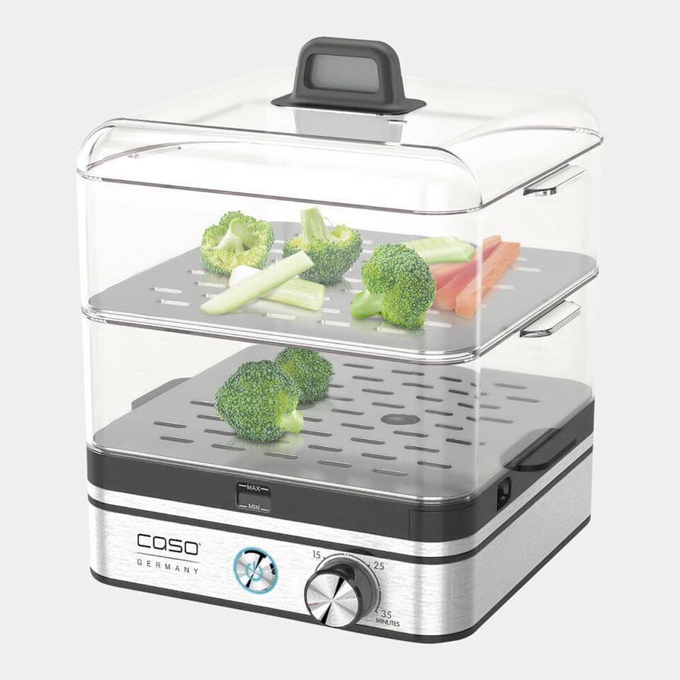 Xửng điện Caso ED10 giúp hấp đồ ăn nhanh chóng
