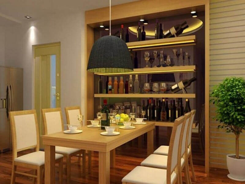 tủ rượu âm tường