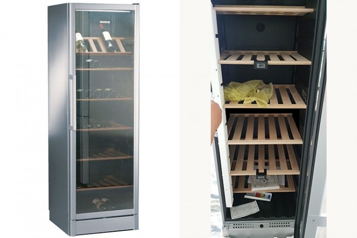 Tủ rượu vang của Bosch có thiết kế đẹp, hiện đại