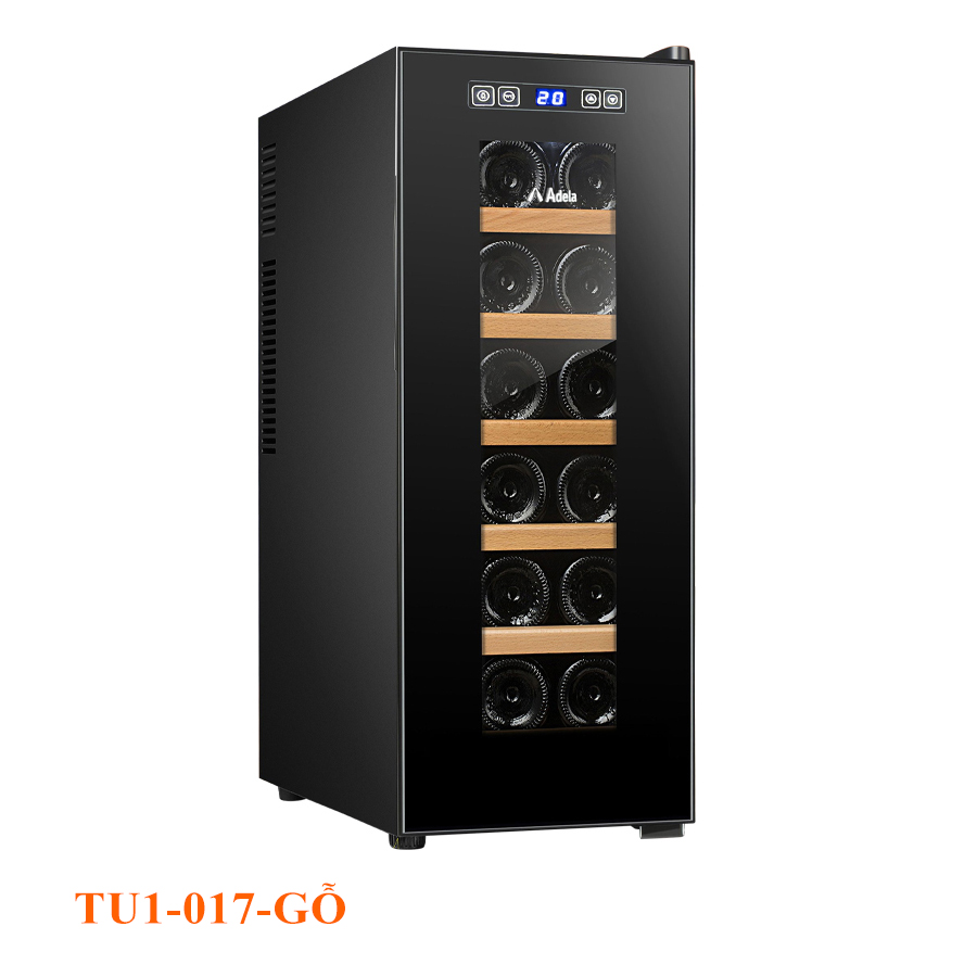 Tủ lạnh rượu vang Adela cao cấp 28 chai TU1-017 (gỗ)