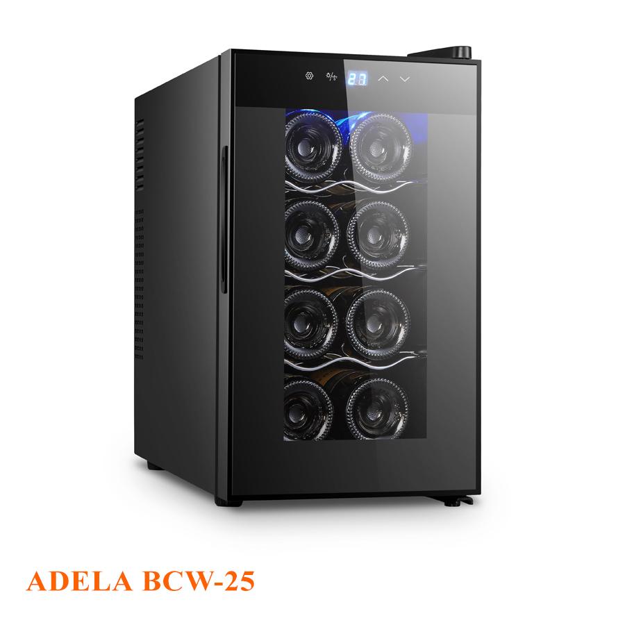 Tủ rượu vang cao cấp 8 chai ADELA BCW-25